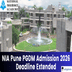 NIA Pune PGDM Admission 2026 Deadline Extended; Apply by March 31 @niapune.org.in